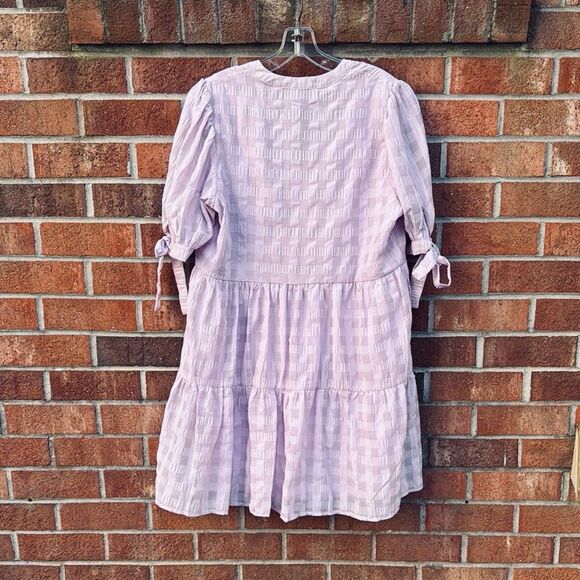 Pinch Tiered Puff Sleeve Mini Sundress - Picture 3 of 11